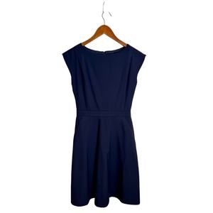 J. Crew Navy Midi Dress